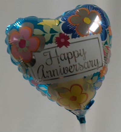 Large Happy Anniversary Balloon